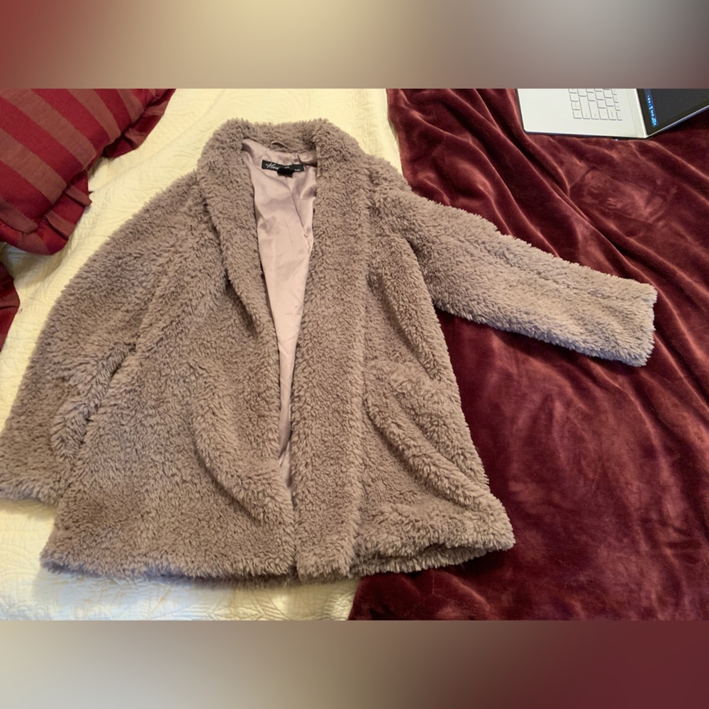 Kenneth Cole Faux Fur Jacket